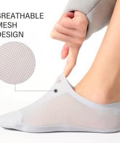 🔥Ultra Thin Liner Socks Non Slip ComBed Cotton No Show Socks